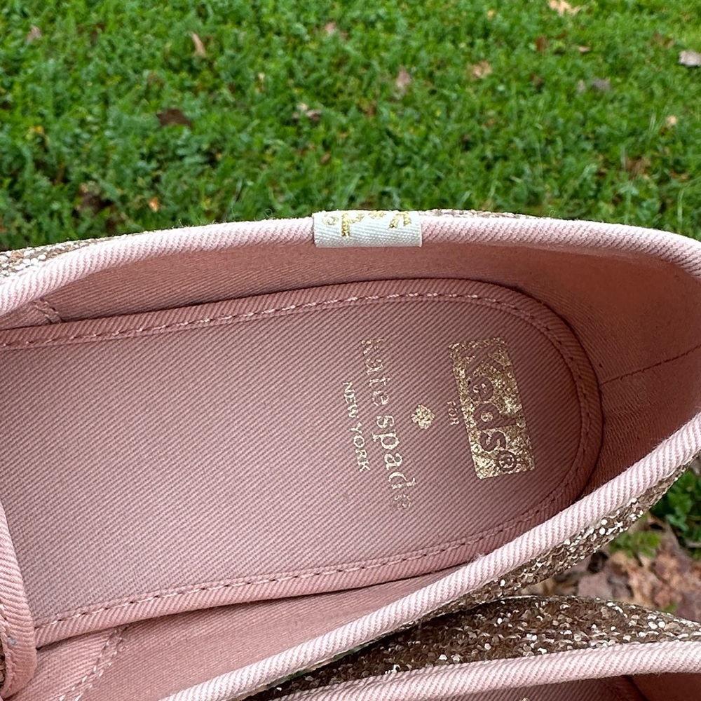 Sparkling Glitter Sneakers with Satin Laces - Picture 4 of 8